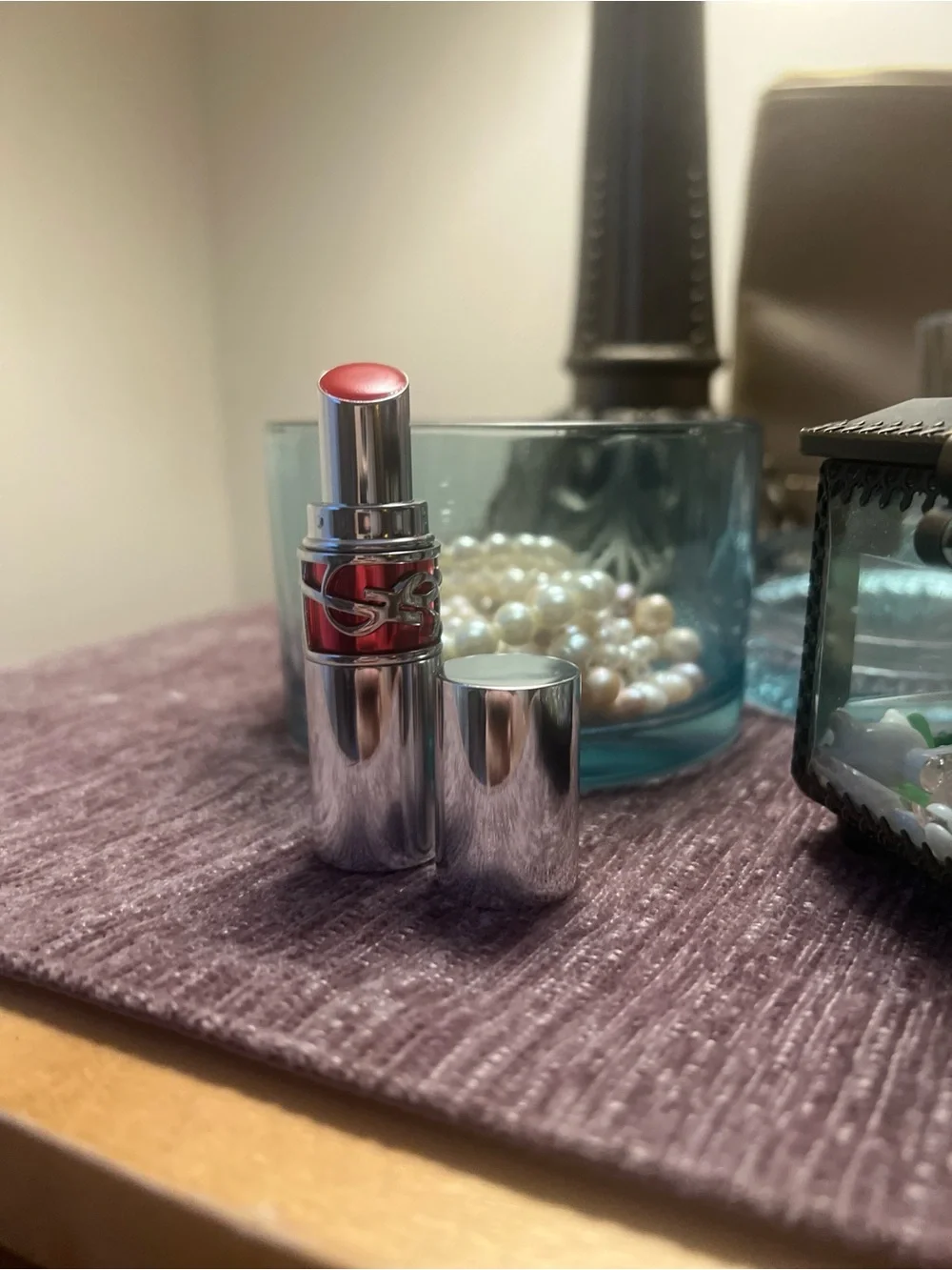 Yves Saint Laurent Rouge Volupté Candy Glaze Double Care Balm - Red Thrill